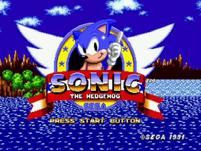 Sonic 1 Lunacy (demo) Title Screen